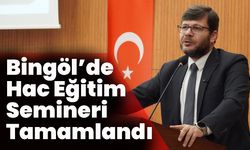Bingöl’de Hac Eğitim Semineri Tamamlandı