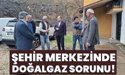 Şehir merkezinde doğalgaz sorunu!