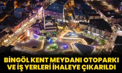 Bingöl Kent Meydanı Otoparkı ve İş Yerleri İhaleye Çıkarıldı