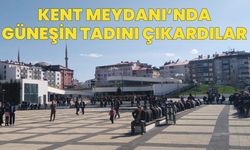 Bingöl Kent Meydanı'nda Güneşin Tadını Çıkardılar!