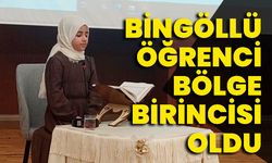 Bingöllü Öğrenci Bölge Birincisi Oldu