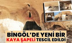 Bingöl’de Yeni Bir Kaya Şapeli Tespit Edildi