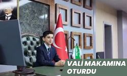 Bingöl’de Vali Makamına Oturdu, Tüm Dünya Çocuklarına Mesaj Verdi