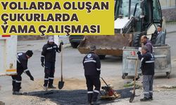 Bingöl’ün İlçesinde Yol Onarım Çalışması
