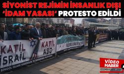 Bingöl'de 'Siyonist Rejimin İnsanlık Dışı İdam Yasası' Protesto Edildi