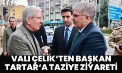 Vali Çelik’ten Başkan Tartar’a Taziye Ziyareti