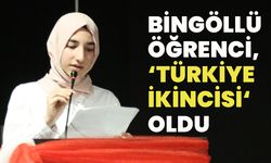 Bingöllü Öğrenci ‘Türkiye İkincisi’ Oldu