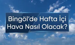 Bingöl’de Hafta İçi Hava Nasıl Olacak?