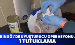 Bingöl’de Narkotik Operasyonu: 1 Tutuklama