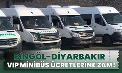 Bingöl-Diyarbakır VIP Minibüs Ücretlerine Zam!