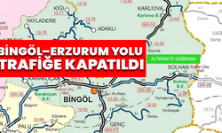 Bingöl–Erzurum Yolu Trafiğe Kapatıldı