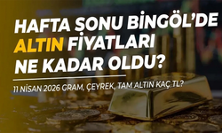 Hafta Sonu Bingöl’de Altın Fiyatları Ne Kadar Oldu?