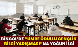Bingöl’de “Umre Ödüllü Gençlik Bilgi Yarışması”na Yoğun İlgi