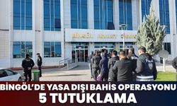 Bingöl’de Yasa Dışı Bahis Operasyonu: 5 Tutuklama