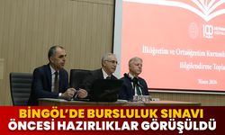 Bingöl’de Bursluluk Sınavı Öncesi Hazırlıklar Görüşüldü