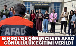 Bingöl’de Öğrencilere Afad Gönüllülük Eğitimi Verildi