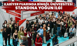 Kariyer Fuarında Bingöl Üniversitesi Standına Yoğun İlgi