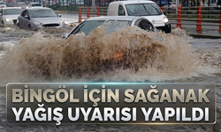 Bingöl İçin Sağanak Yağış Uyarısı Yapıldı