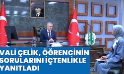 Bingöl Valisi Çelik, Öğrencinin Sorularını Samimiyetle Yanıtladı