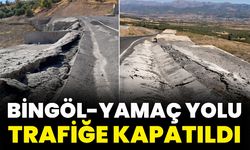 Bingöl-Yamaç Yolu Trafiğe Kapatıldı