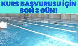 Bingöl’de Yüzme Kursu Başvuruları için Son 3 Gün!