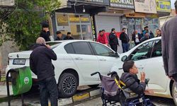 Muş’ta iki araç çarpıştı