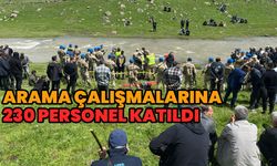 Bingöl’deki Arama Çalışmalarına 230 Personel Katıldı