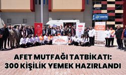 Bingöl’de 300 Kişilik Afet Yemeği Tatbikatı