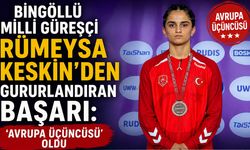 Bingöllü Güreşçiden Milli Başarı: ‘Avrupa Üçüncüsü’ oldu!