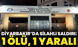 Diyarbakır’da silahlı saldırı: 1 ölü, 1 yaralı