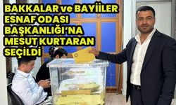 Bakkallar ve Bayiiler Esnaf Odası Başkanlığı'na Mesut Kurtaran Seçildi