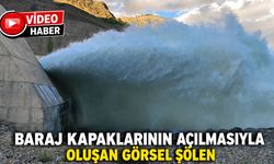 Bingöl’de Baraj Kapaklarının Açılmasıyla Görsel Şölen Oluştu