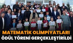 Matematik Olimpiyatları Ödül Töreni Gerçekleştirildi