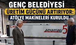 Genç Belediyesi Üretim Gücünü Artırıyor: Atölye Makineleri Kuruldu