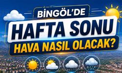 Bingöl’de Hafta Sonu Hava Nasıl Olacak?
