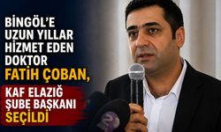 Bingöl’e Uzun Yıllar Hizmet Eden Doktor Fatih Çoban, Kaf Elazığ Şube Başkanı Seçildi