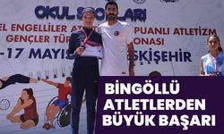Bingöllü Atletten 'Türkiye İkinciliği' ve 'Türkiye Üçüncülüğü' Başarıları