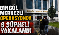 Bingöl Merkezli Operasyonda 6 Şüpheli Yakalandı