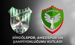 Bingölspor, Amedspor’un Şampiyonluğunu Kutladı