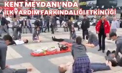 Bingöl Kent Meydanı’nda Temel İlkyardım Etkinliği