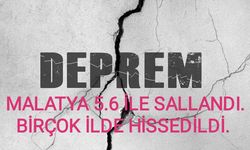 Korkutan Deprem: Malatya 5.6 ile Sallandı