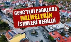 Genç’teki Parklara Halifelerin İsimleri Verildi