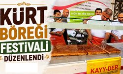 Kürt Böreği Festivali Düzenlendi