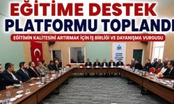 Bingöl’de 'Eğitime Destek Platformu' Toplandı