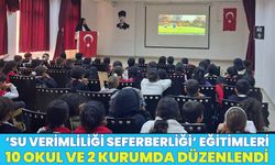 Bingöl’de ‘Su Verimliliği Seferberliği’ Eğitimleri