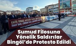 Sumud Filosuna Yönelik Saldırı Bingöl’de Protesto Edildi
