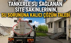 Bingöl’de Tankerle Su Sağlanan Site Sakinlerinin Tepkisi