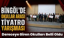 Bingöl’de Okullar Arası Tiyatro Yarışması Yapıldı