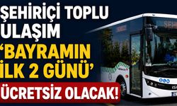 Bingöl'de Bayramın İlk 2 Günü 'Şehiriçi Toplu Ulaşım' Ücretsiz!