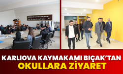 Karlıova Kaymakamı Bıçak’tan Okullara Ziyaret